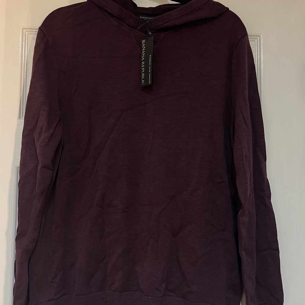 Banana Republic Men's Deep Purple Sweater